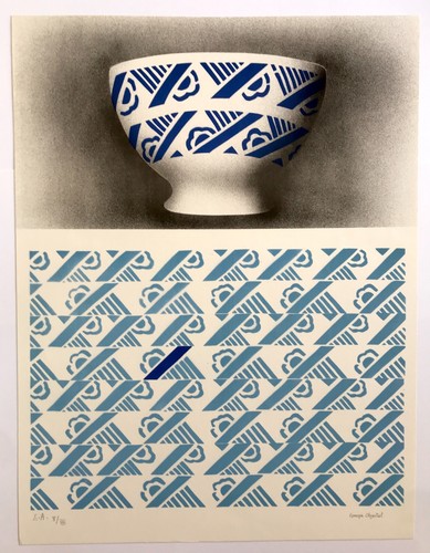 Groupe objectal bol bleu - groupe, objectal,