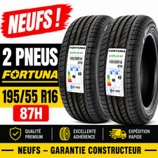 2 Pneus Neufs FORTUNA 195/55 R