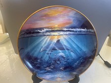 Assiette porcelaine déco