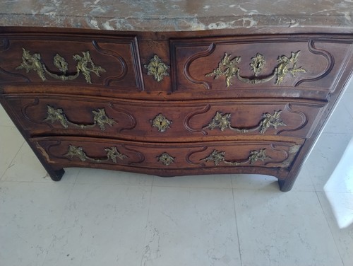 Commode louis xiv noyer - xiv, en