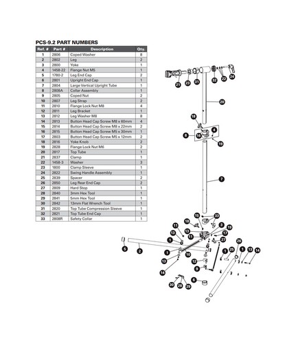Park tool support - support, de