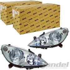 2X TYC H1/H7 PHARE GAUCHE+DROIT Pour PEUGEOT 307 3A/C CC SW Jusqu'à 06.2005