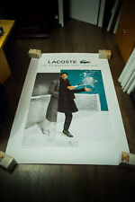 LACOSTE NOVAK DJOKOVIC B Large Vintage Advertising Fashion Poster Original
