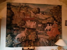 Tapisserie murale d'Aubusson Robert Four. Concert champêtre.