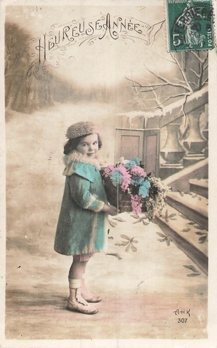 Heureuse annee petite fille - cp,