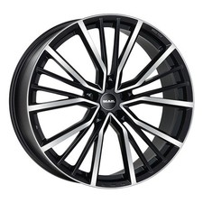JANTES ROUES MAK UNION POUR VOLKSWAGEN GOLF V R32 8X18 5X112 BLACK MIRROR 4TO