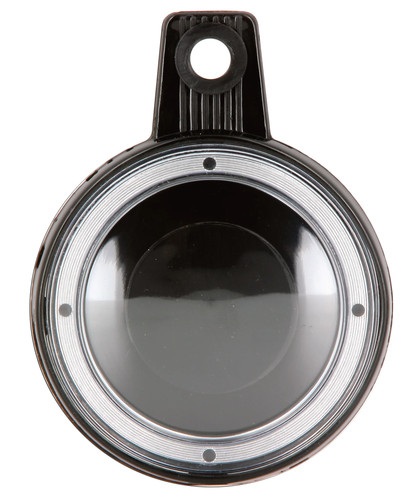 Porte vignette rond noir