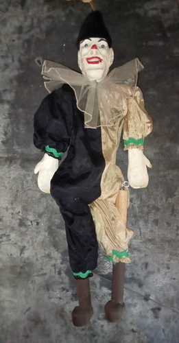 Pantin clown tissu - pantin,