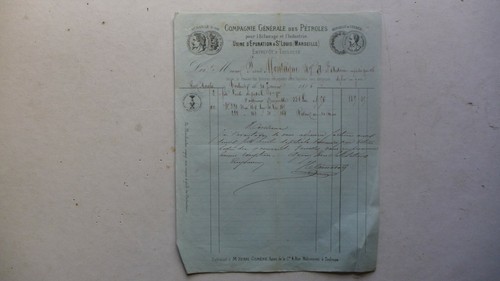 Facture 1876 cie des - facture,