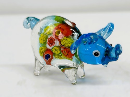 Statuette verre soufflé - verre,