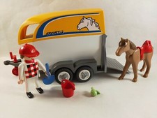 sympa  van chevaux 5223   Playmobil (  ranch , équitation , cheval  ) 0585