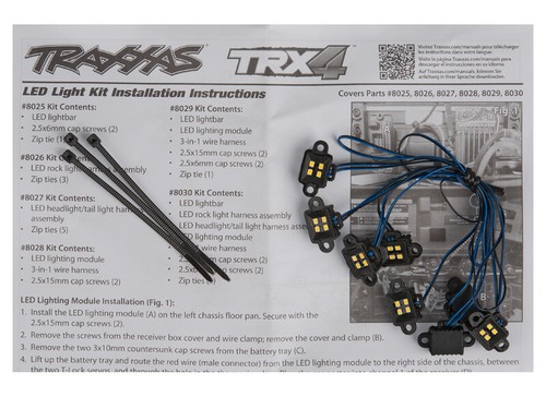 Traxxas led rock light kit - led,