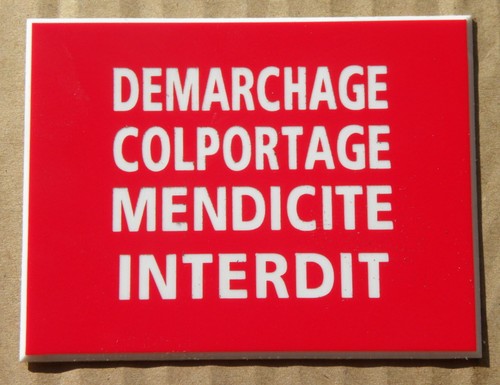 Plaque gravée adhésive - plaque,