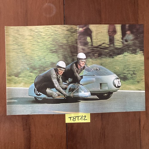 Affiche poster moto - moto, side-car