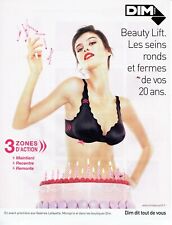 Publicité Advertising 520  2010  Dim soutien gorge beauty lift seins ronds  sous