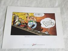 Sérigraphie Astérix et Cléopâtre Uderzo Et Cetera Tache d'encre