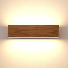 Applique Murale Intérieure LED Applique En Bois up and down Lampe Éclairage Mura