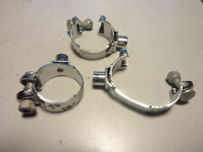 NOS 3 huret downtube shifter clamp gear lever bracket band NOS with screw/nut