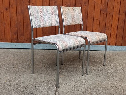 Chaise chrome salle - chrome,