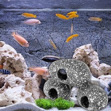  Fish Tank Pierre Résine Aquarium Pierre Cave Aquarium Ornement Fish Tank