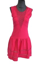 Très Belle Robe Framboise Modèle Acrobate Maje 36 Tbe