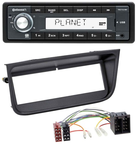 Continental usb mp3 aux - continental, 1din