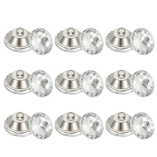 Pcs boutons cristal - 25,