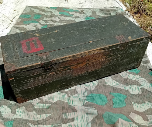 Caisse munitions allemande - caisse,