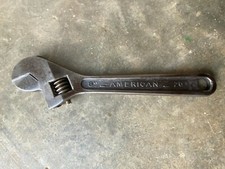 Ancienne clé à molette 8" AMERICAN-20 c/m ,mécanique