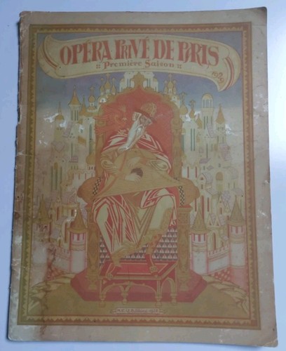 Programme opéra privé paris - programme,