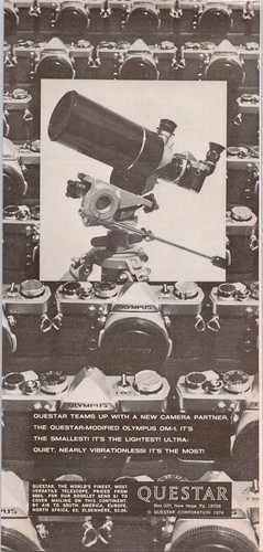 Questar 1974 vintage print - questar,