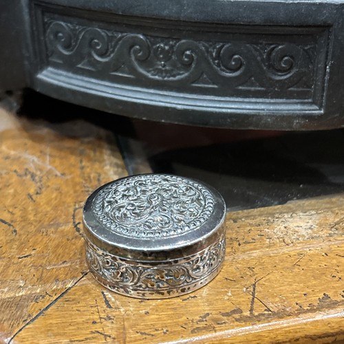 Ancienne boite ronde argent - ancienne,