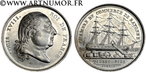 Louis xviii jeton chambre - xviii,
