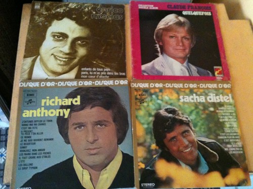 Lot pochettes vides - de,