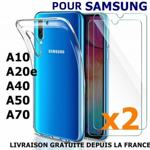 Verre trempe etui pour - 2x,