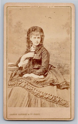 Cdv 1870 actrice - 1870, à