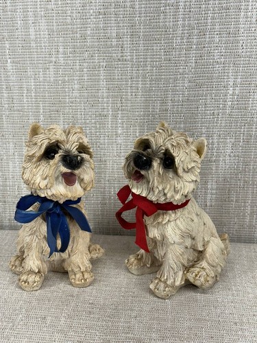 Vintage westie dog - dog, figurines