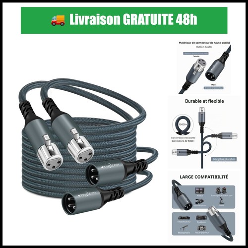 Câbles audio xlr - audio,