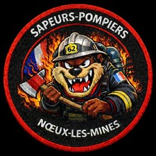Ecussons pompiers noeux les - noeux,
