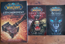 lot 3 livres World of Warcraft