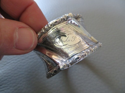 Rond serviette argent - de,