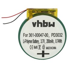 Batterie pour Garmin Forerunner 210W, S1, 110, 210, 610, S1W 200mAh 3,7V