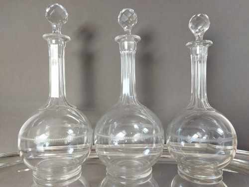 Carafes cristal taillé - carafes,