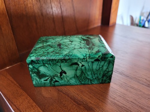 Malachite véritable boîte - malachite/,