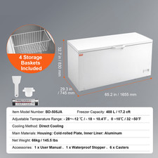 Congélateur Coffre 488 L