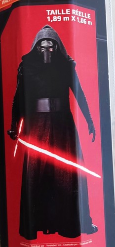 Sticker mural star wars kylo - mural,