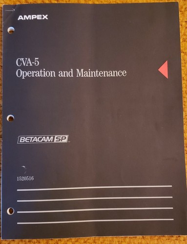 Sony bva5 ampex - bva5, cva5
