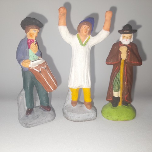 Lot anciens santons - lot,