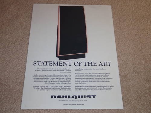 Dahlquist haut parleur - dahlquist,