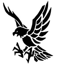 Aigle 1 Sticker personnalisé